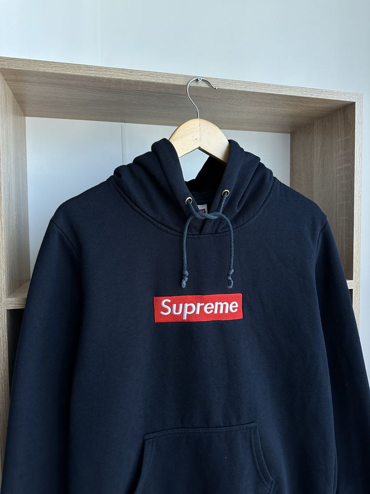 Vintage Supreme Made In USA  Center Logo Hoodie