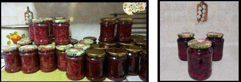 Keczup z cukinii bądź dyni, leczo, sok z malin, buraczki, dżemy