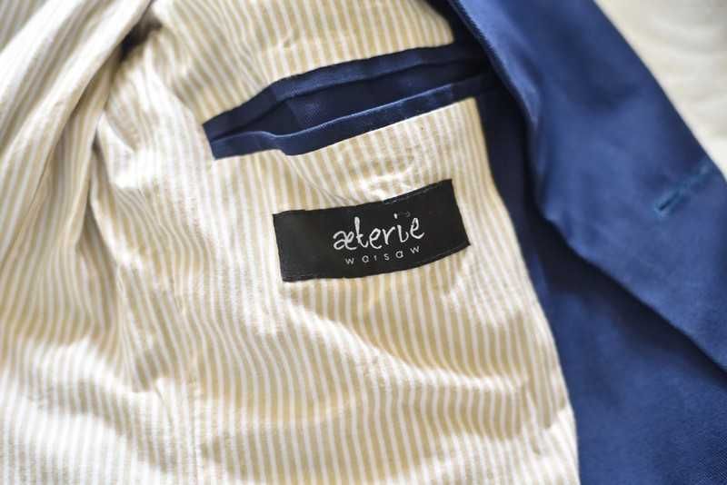 Granatowy płaszcz Aeterie Oleander M