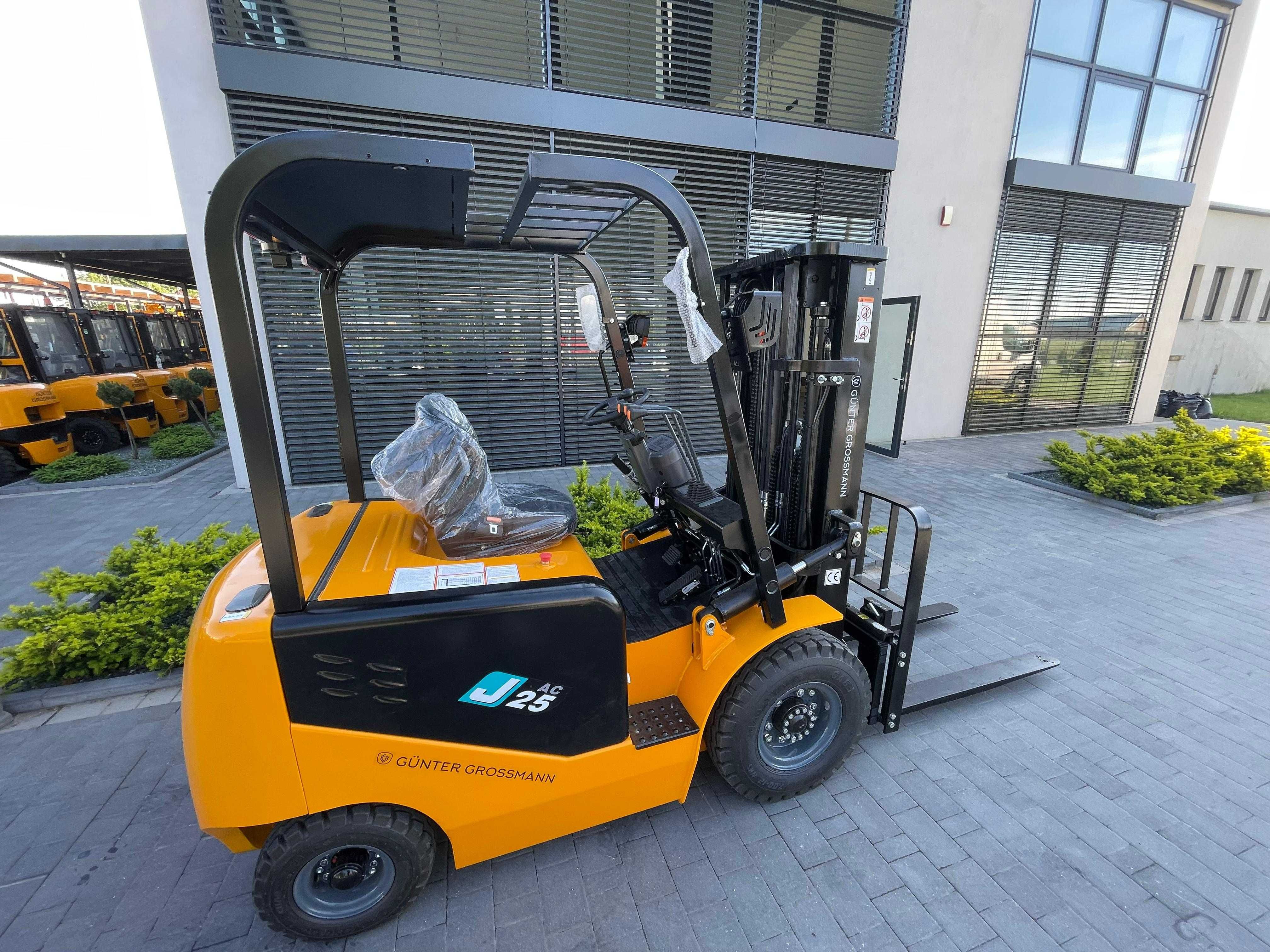 Wózek widłowy elektryczny Gunter  2,5T Nowy 2025. 3 lata gwarancji