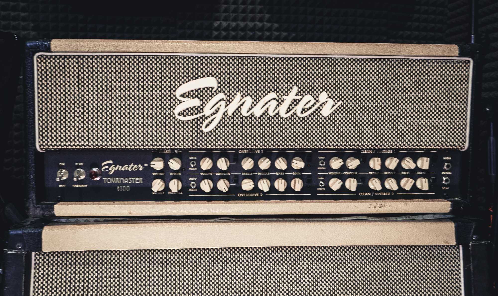 Wzmacniacz Gitarowy Egnater Tourmaster 4100 + Kolumna 4x12 + Hard Case