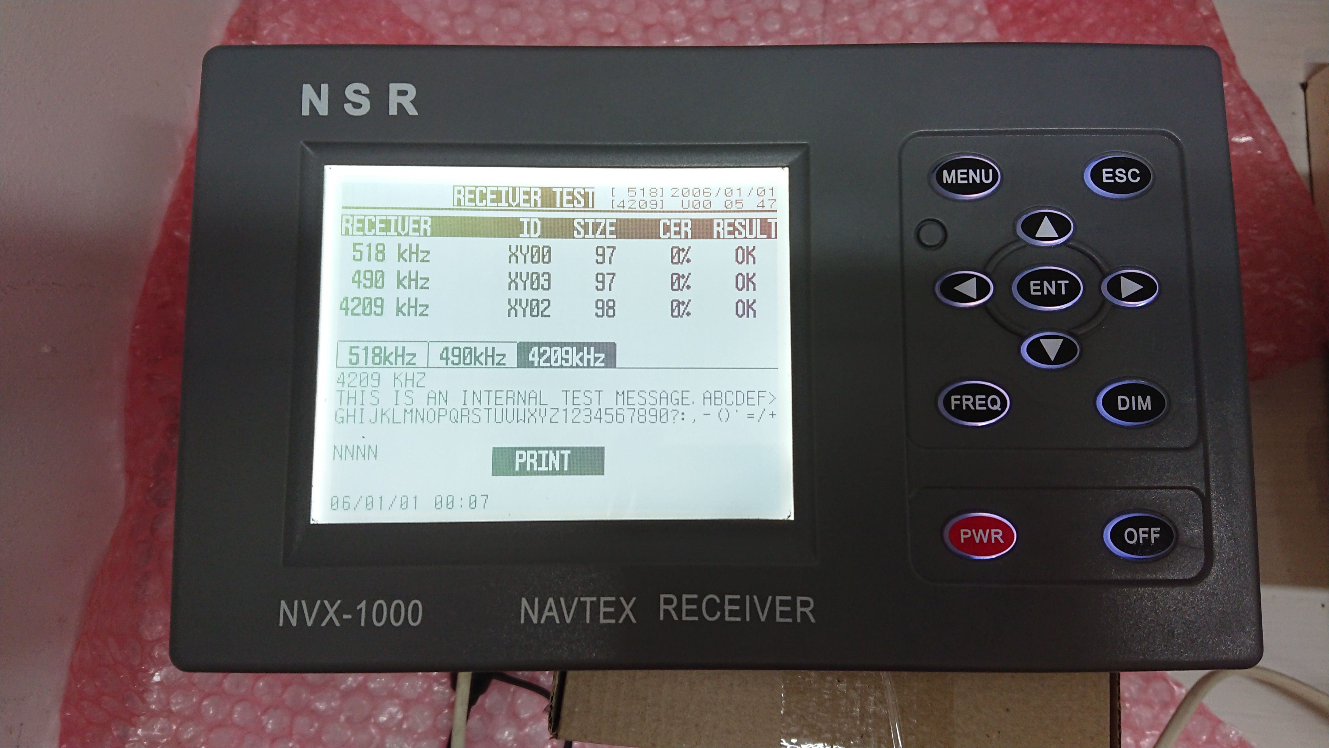 Приемник  NAVTEX NSR NVX-1000