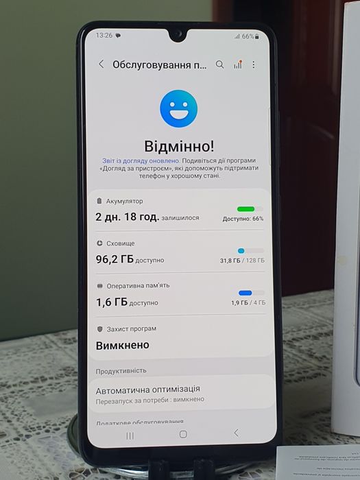 Продається Samsung Galaxy a32 128gb з коробкою. Без Вигорань