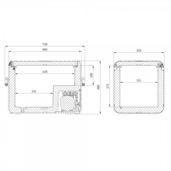 Компрессорный автохолодильник Dometic CFX3 45