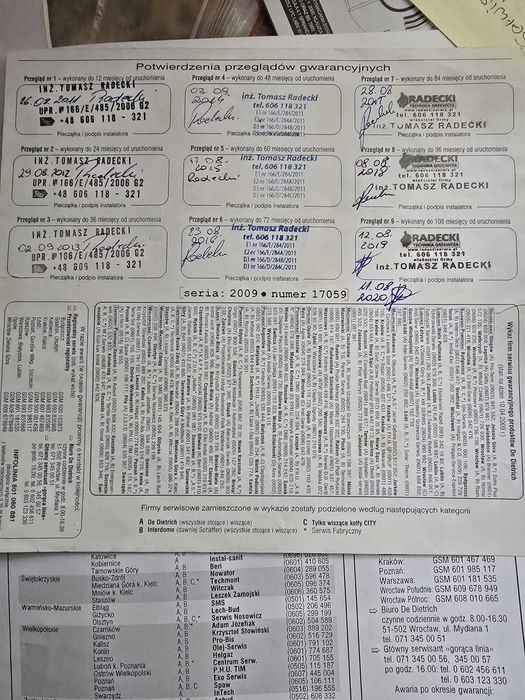części do pieca gazowego De DietrichDTG1300-24ECOV130