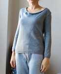 Suéter Caxemira Lã Cinza Gola Alta Prata Cashmere Grey Jumper S