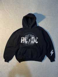 МЕРЧ | Черное рокерское худи AC/DC | S-M размер
