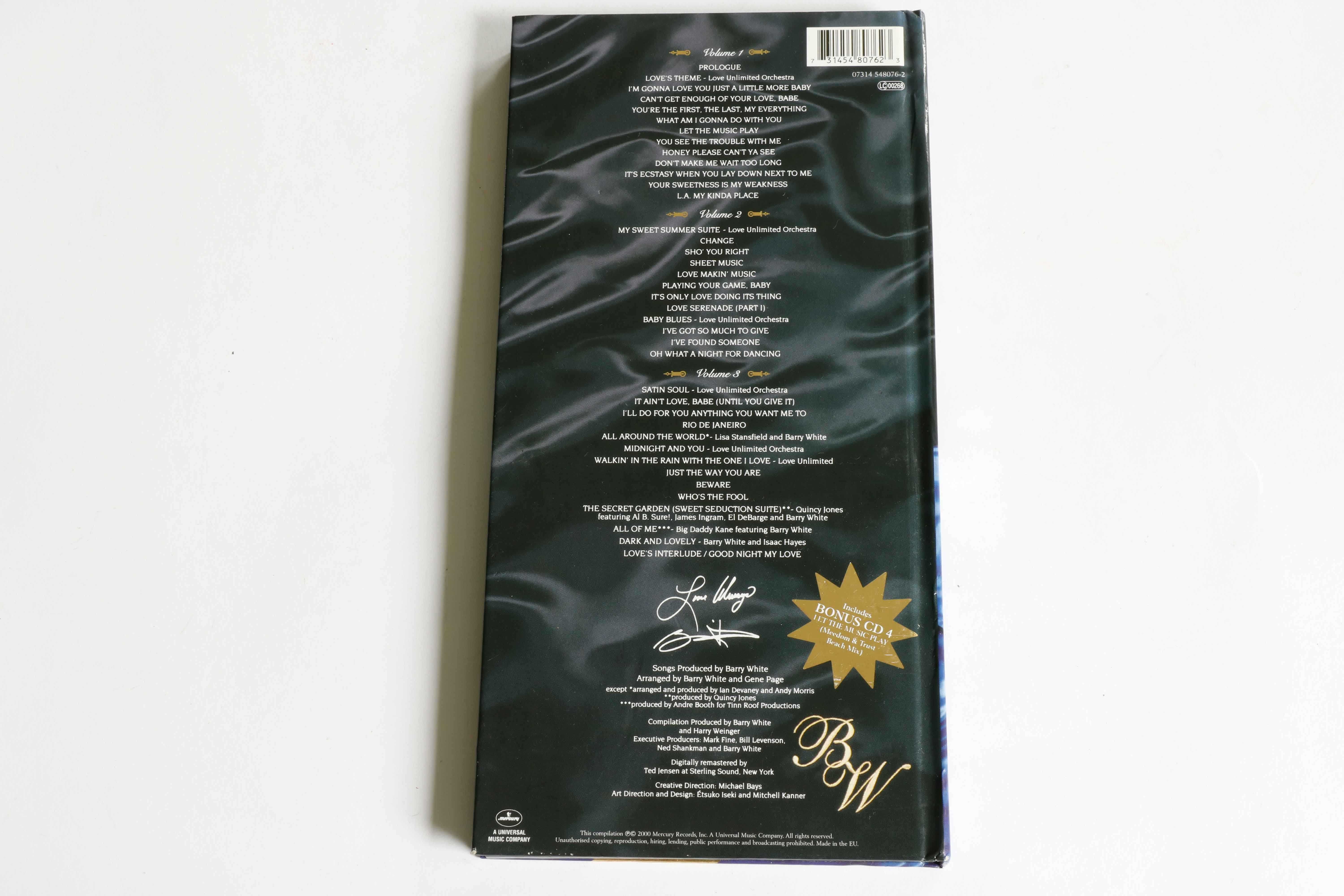 Barry White - Just For YoU - 4CD Box