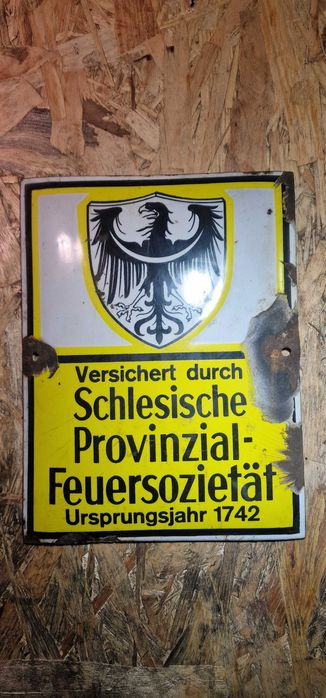 Historyczna tabliczka znamionowa