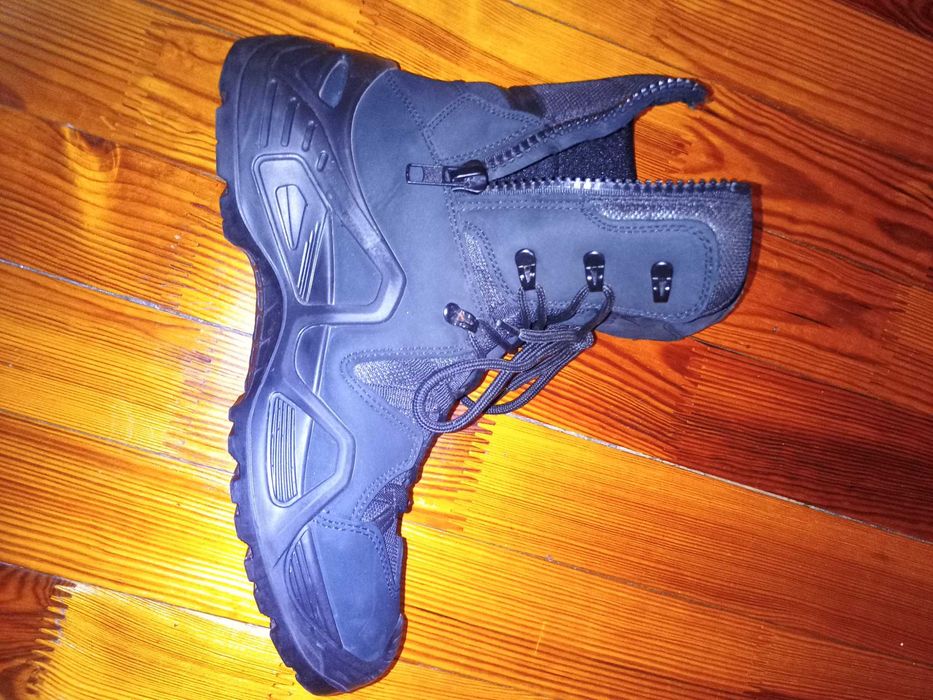 Берці VOGEL чорні, з блискавкою, 45 р.