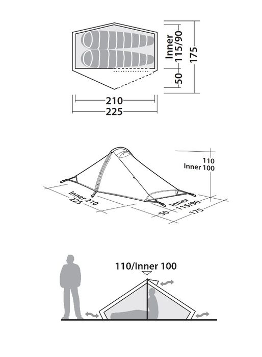 Namiot turystyczny Robens Starlight 2 2.5kg