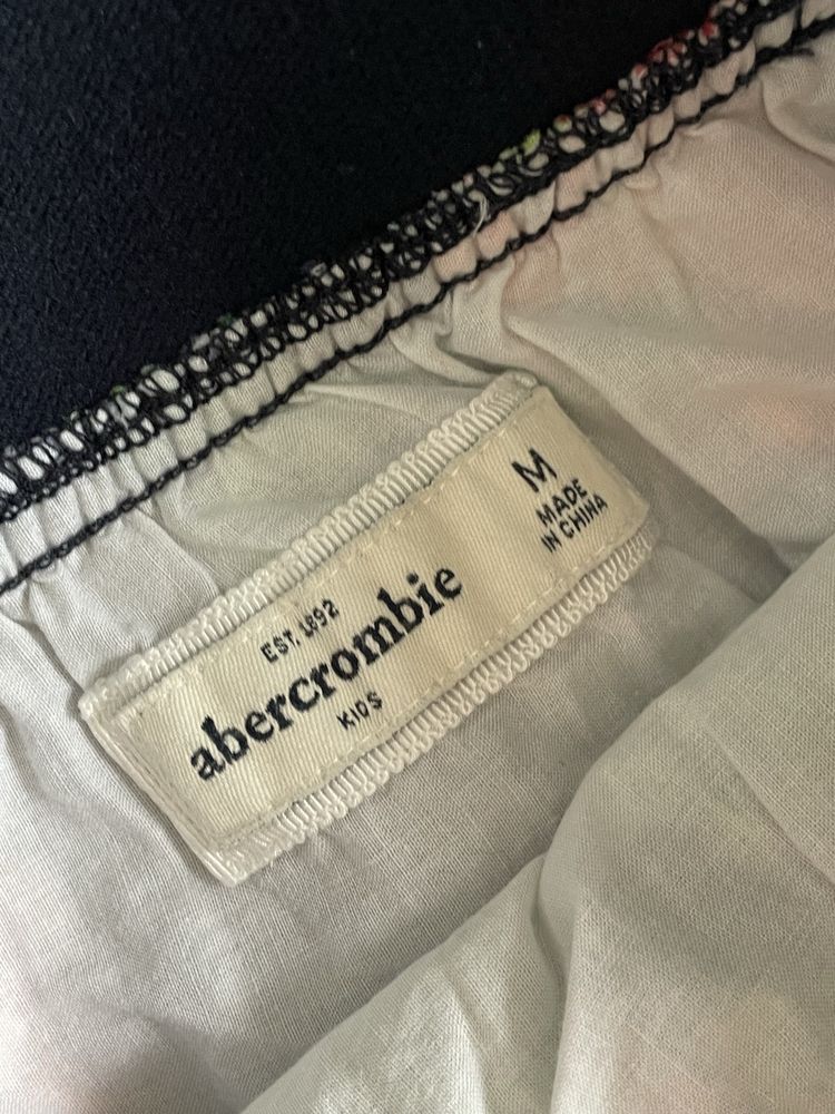 Dziewczęca granatowa spódniczka w kwiaty 7 lat 8 lat Abercrombie kids