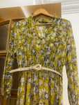 Vestido comprido floral da Zara