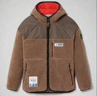 Napapijri Borg Zip Up Fleece Jacket куртка шерпа sherpa