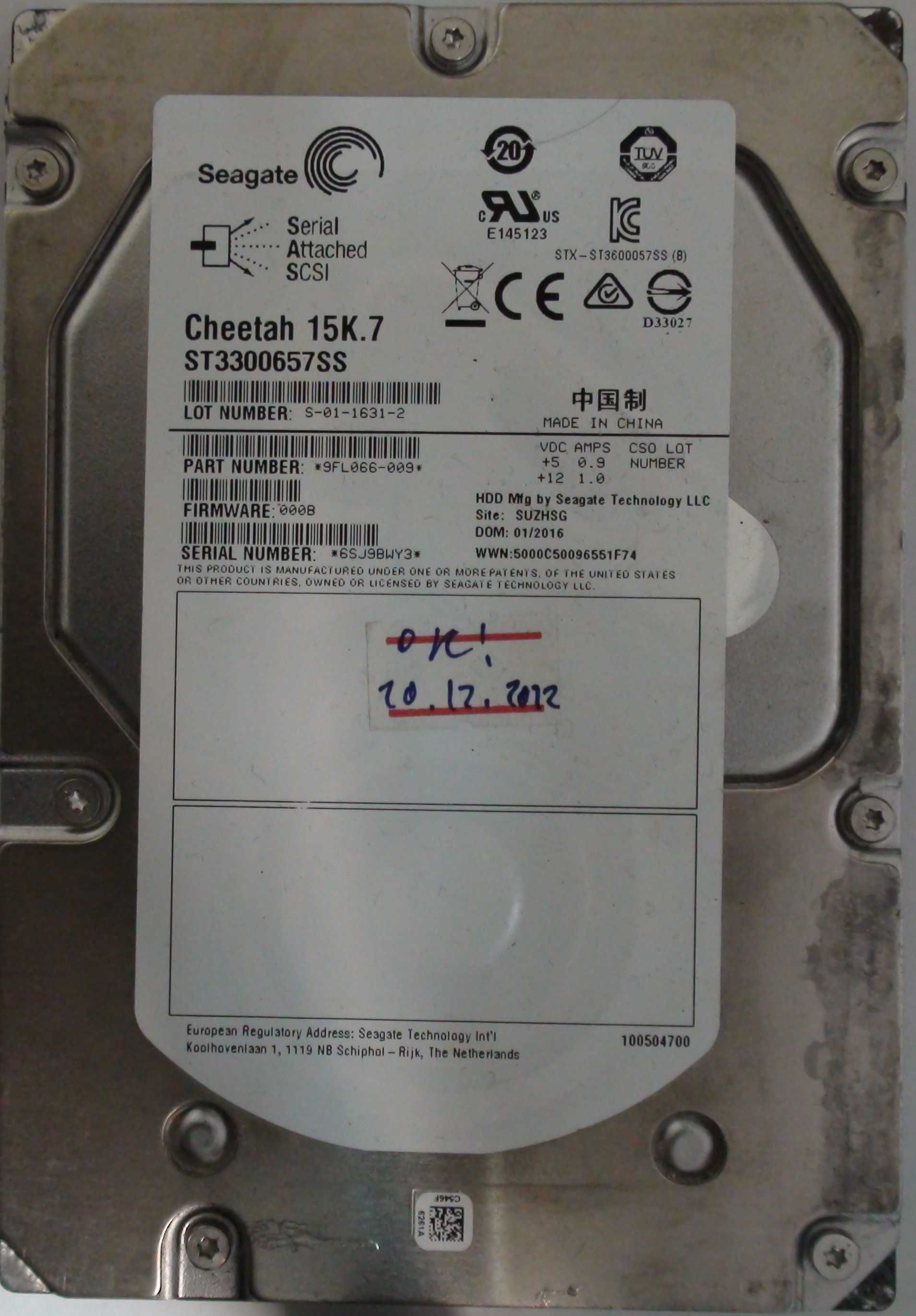 HDD SAS 1TB Seagate ST1000NM0023