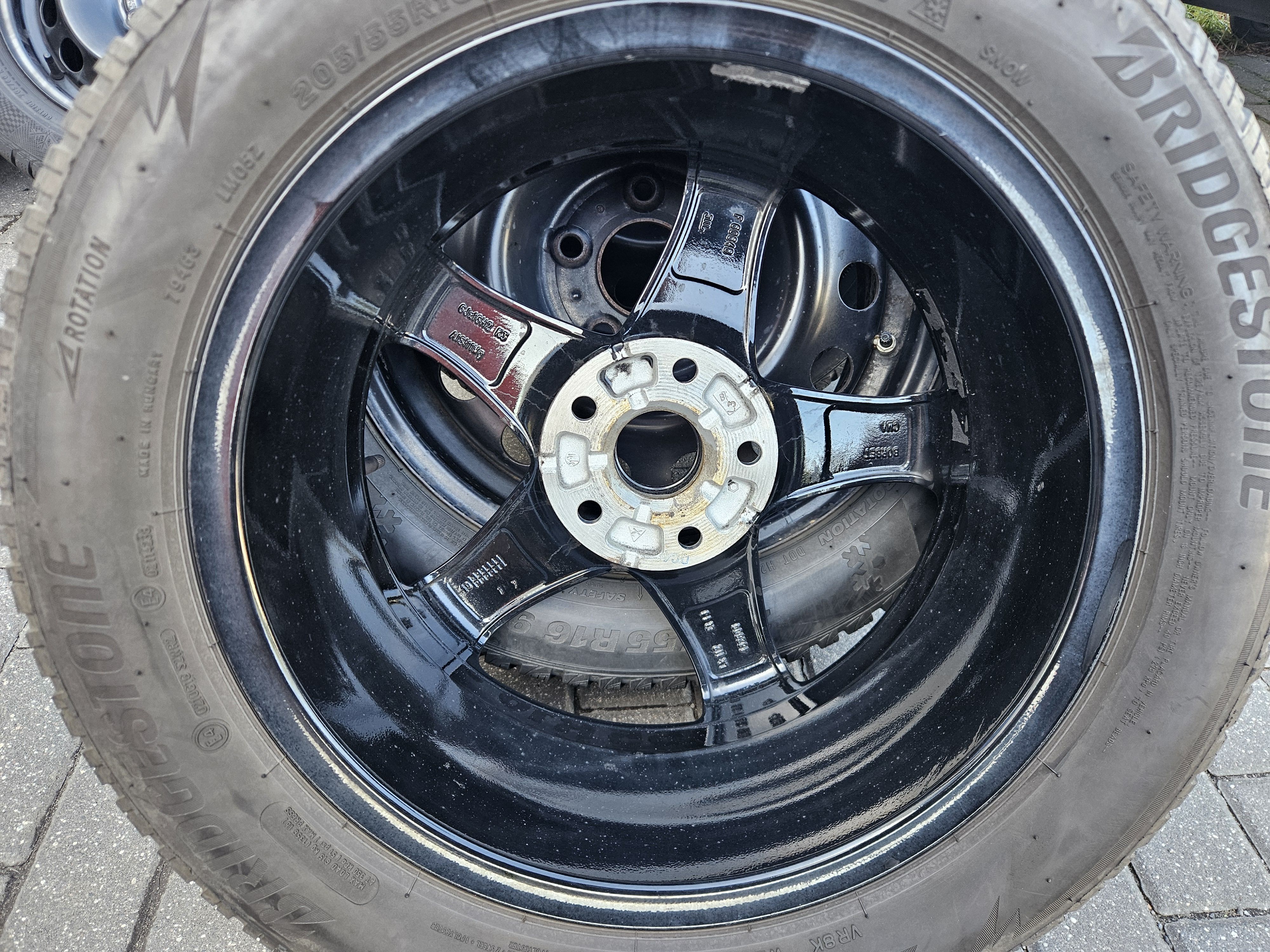 4x Felgi aluminiowe BORBET czarne 6.0 x 16 5x112 ET48 Audi Seat Skod