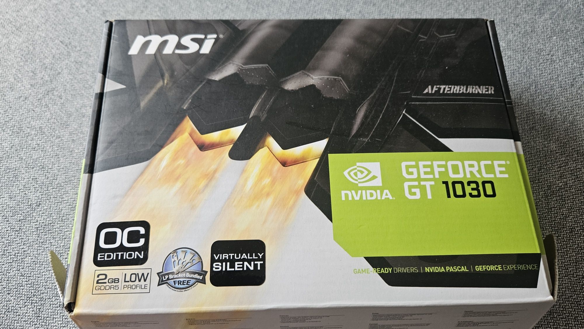 MSI GeForce GT 1030 2GB GDDR5 OC Edition (Low Profile)