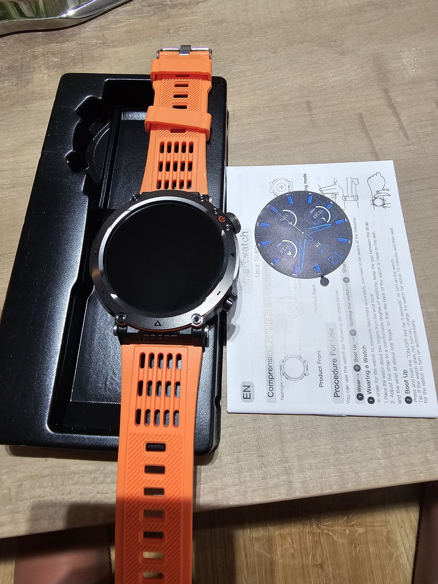 Zegarek sportowy led android LCD GPS