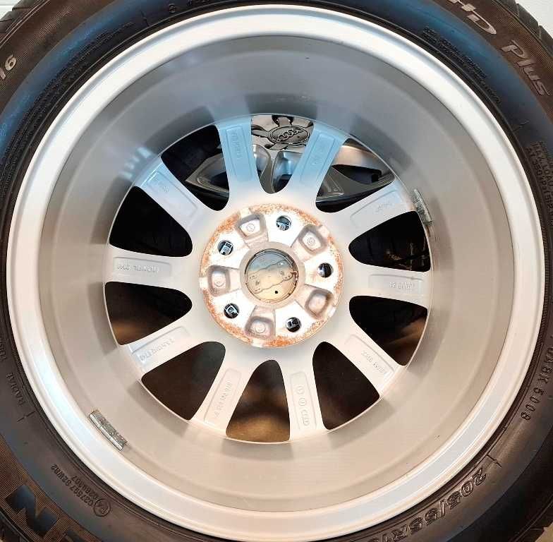 Felgi aluminiowe AUDI z oponami 205/55 R16, Super stan!!! ZOBACZ!
