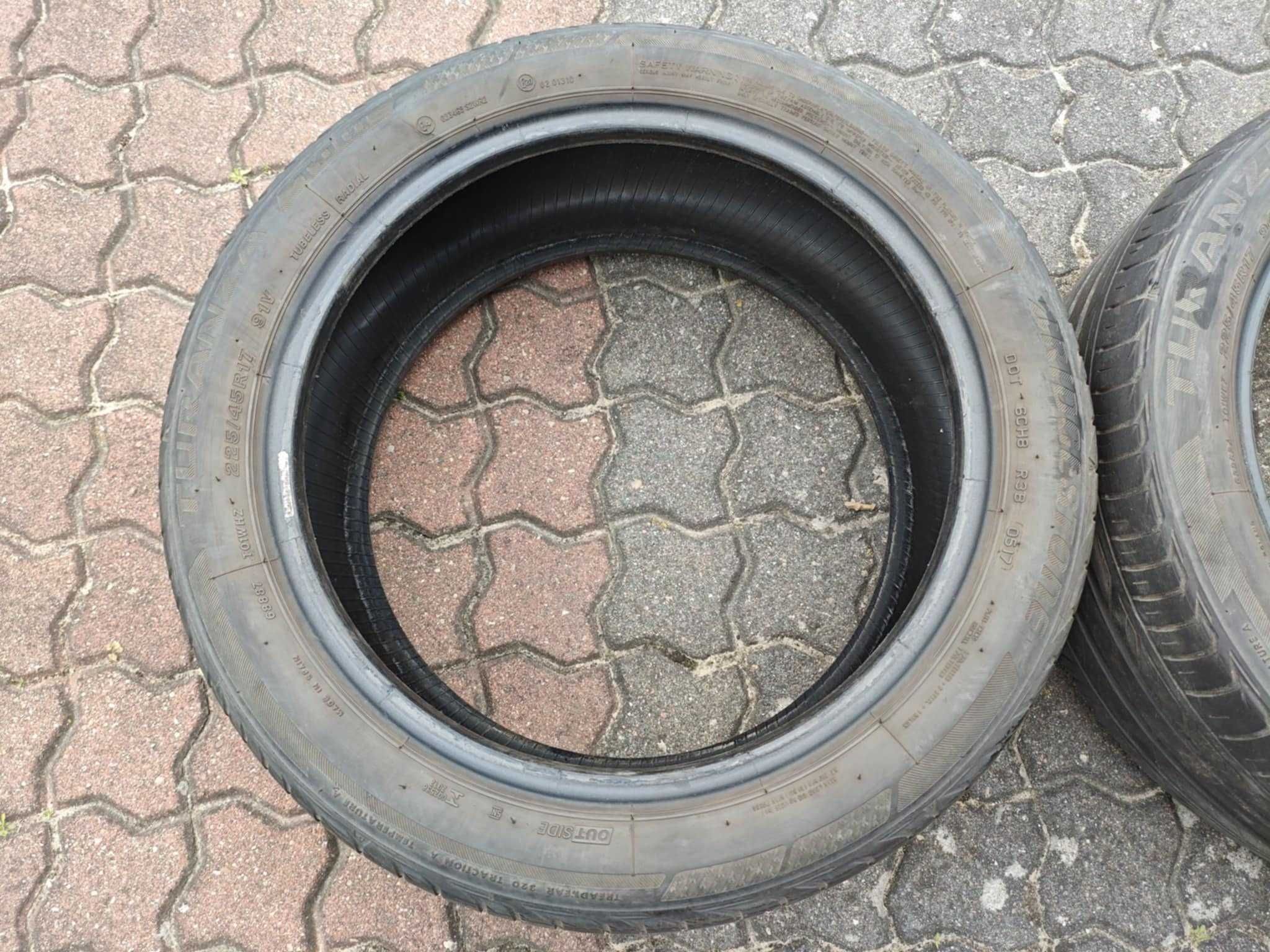 2x Opona letnia 225/45/17 Bridgestone Turanza