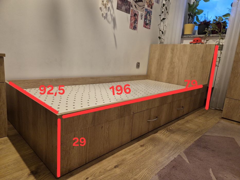 sprzedam łóżko 90x200