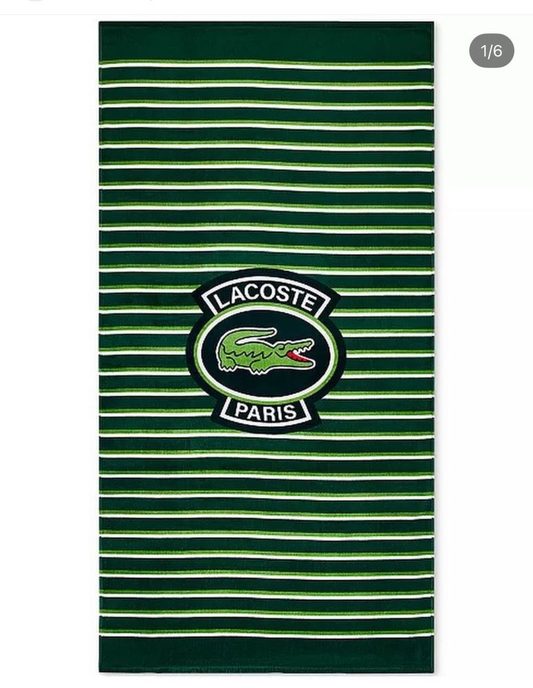 Пляжні рушники оригінал Lacoste нова колекція