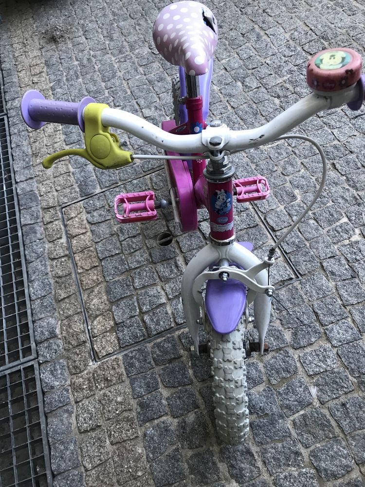 Bicicleta menina da minnie mouse