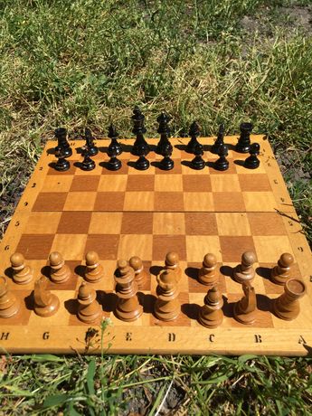 Винтажные Шахматы - шашки - игра 3 в 1 Довоенная 30-40 г. Польша