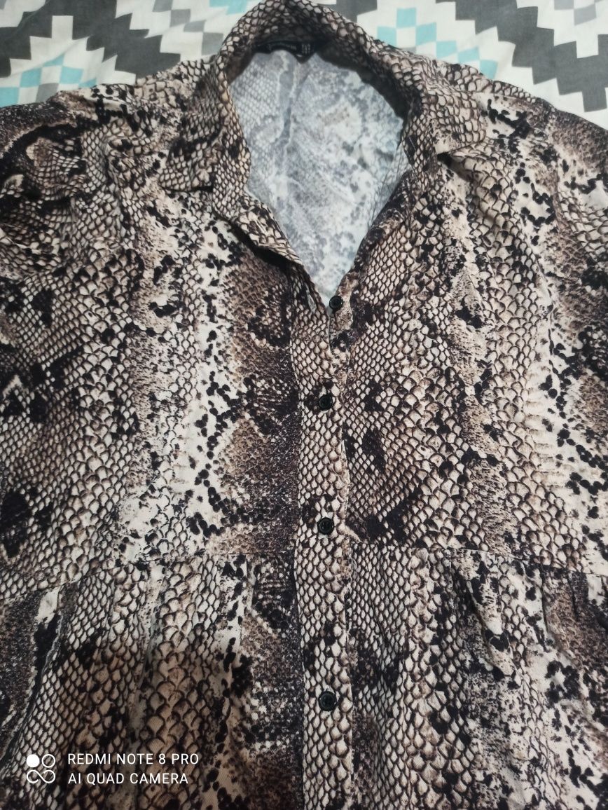 Koszula, tunika, bluzka, sukienka rozmiar L. Wężowa motyw