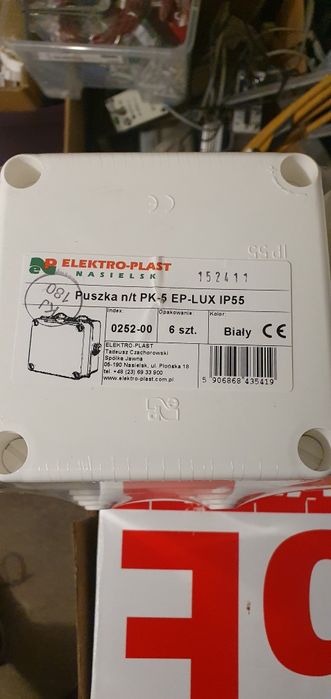 Puszka instalaxyjna pk5 elektroplast 133x135x83 6 sztuk