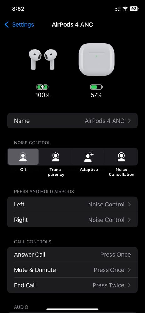AirPods 4 with Active Noise Cancellation(ANC)