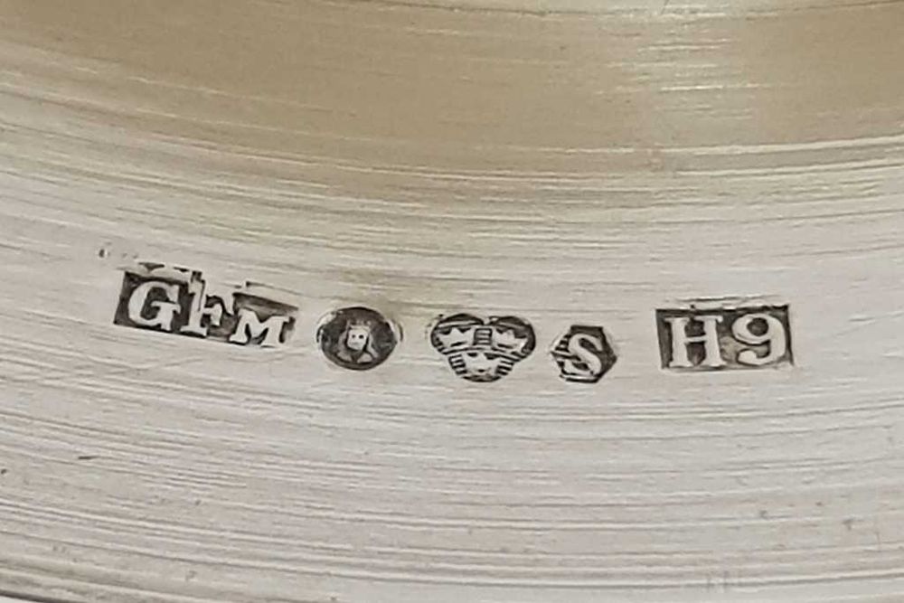 Srebrna patera pamiątkowa Zamek Trolle-Ljungby - Szwecja z lat 50-tych