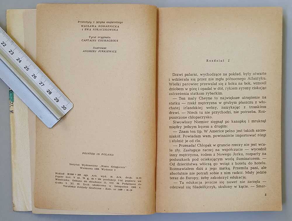 Kapitanowie zuchy Rudyard Kipling Klub Siedmiu Przygód 1960