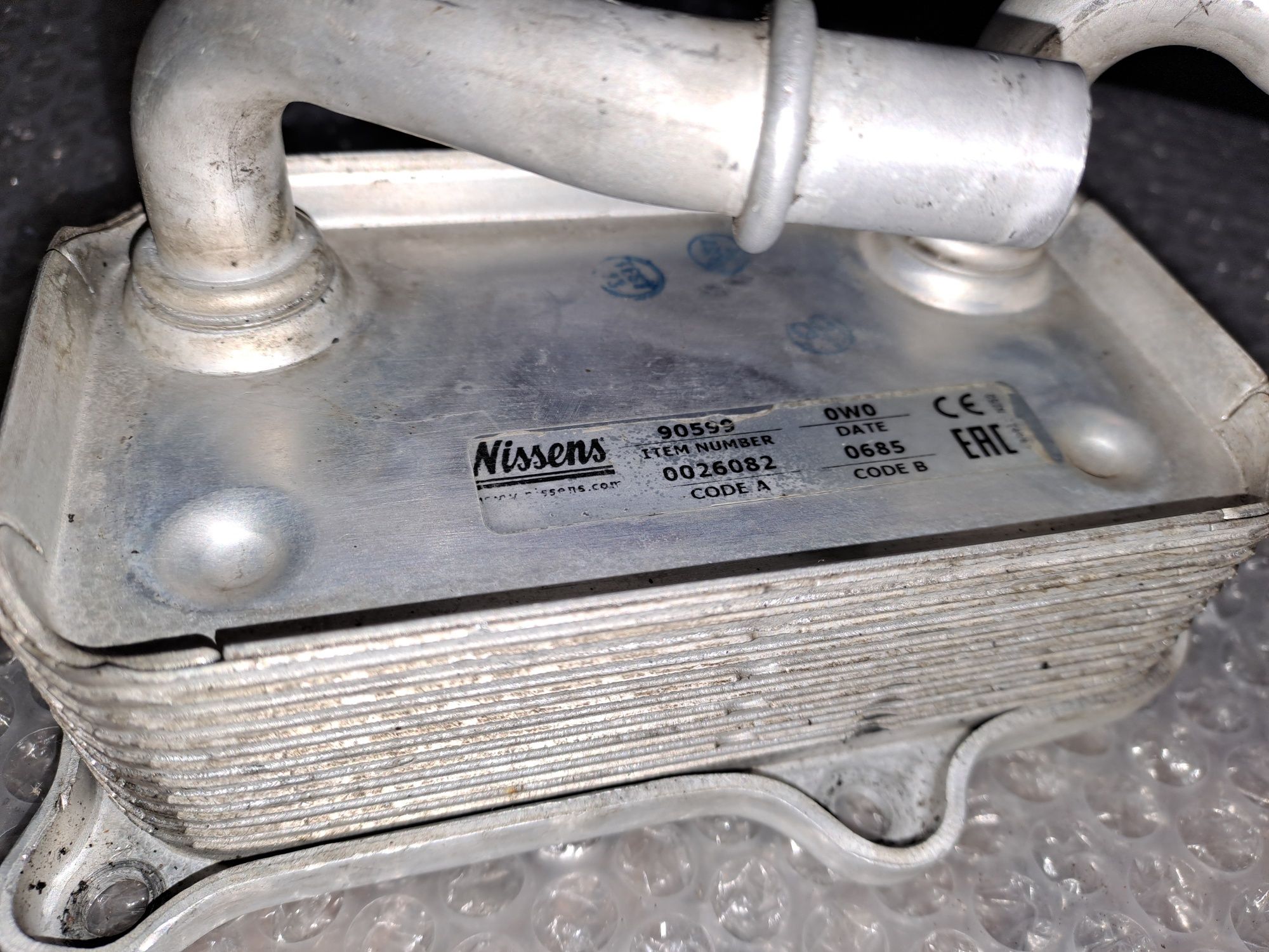 Nissens 90599 радіатор охолодження масла для Mercedes