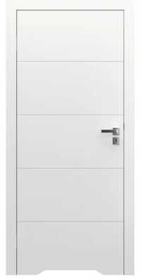 Drzwi Porta Vector E białe lakierowane 80 lewe łazienkowe