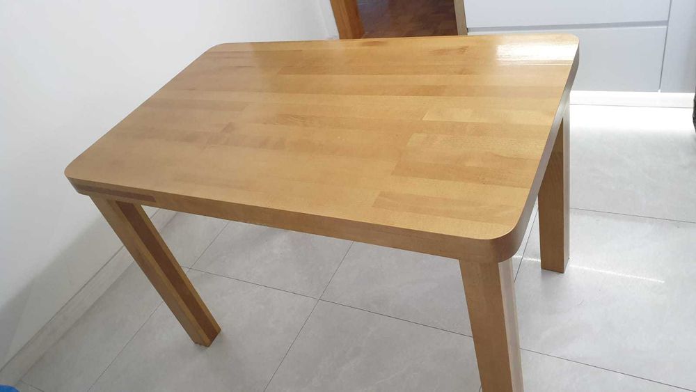 Drewniany, masywny, stabilny stół kuchenny 115cmx70cm