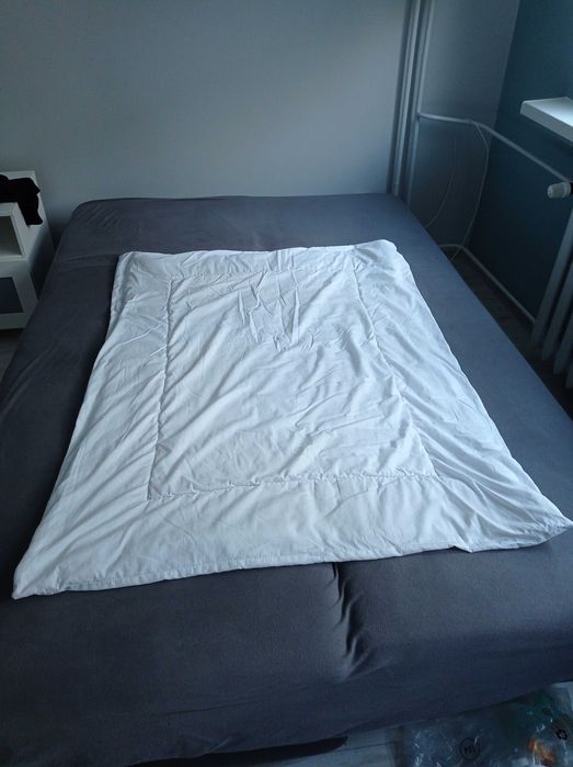 Kołderką, poduszka do łóżeczka 60x120
