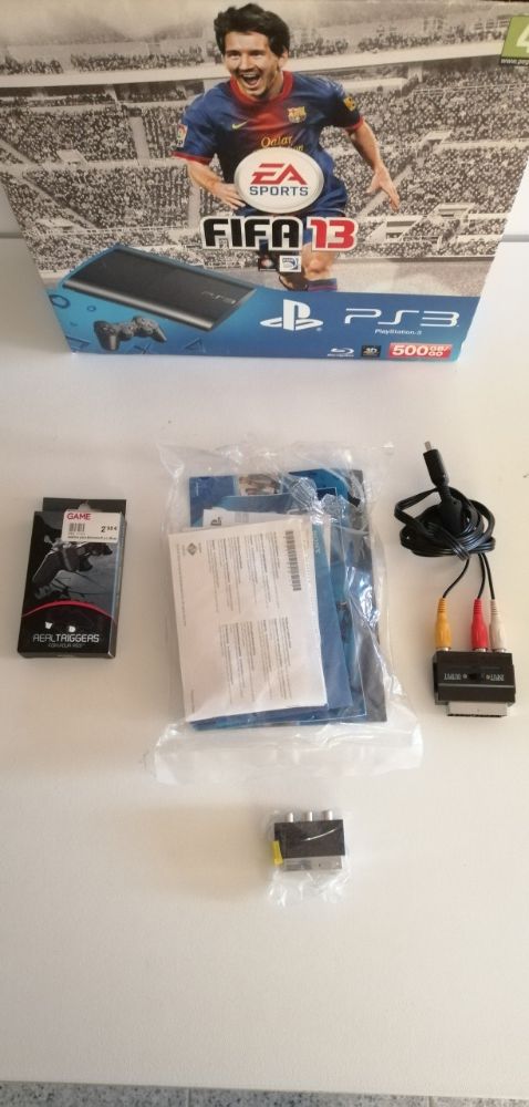 Ps3 500GB + 3 jogos