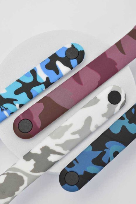 Ремешок для смарт-браслета Mi Band 8/9/10 Хаки Комуфляж мибенд 8 9 10