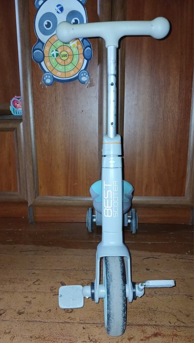 Продам дитячий транспорт 3в1-велосипед,самокат,велобіг