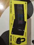 Klawiatura Corsair K55 RGB PRO + Harpoon Pro + HS50 PRO + MM100