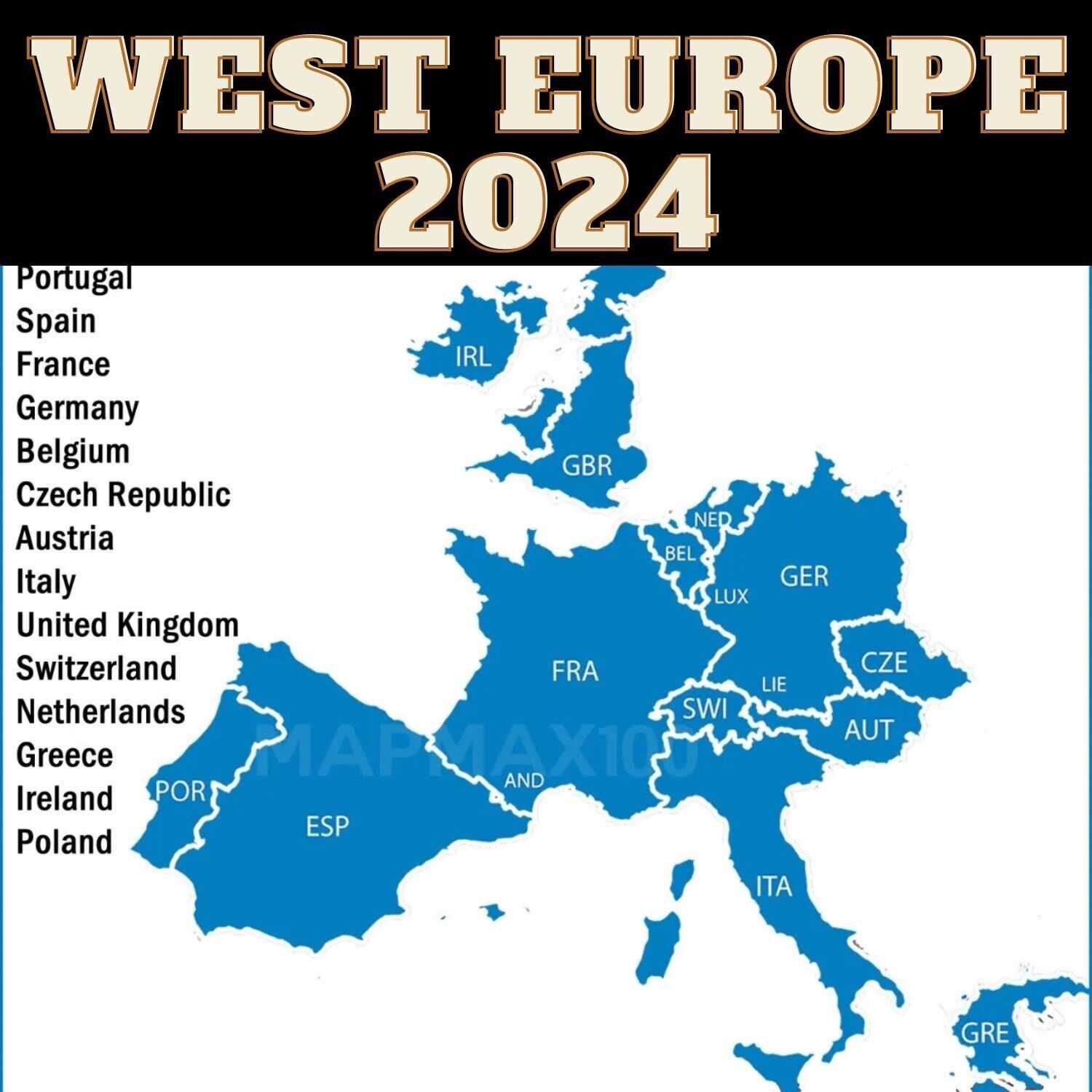 Mapa Garmin Europa 2024