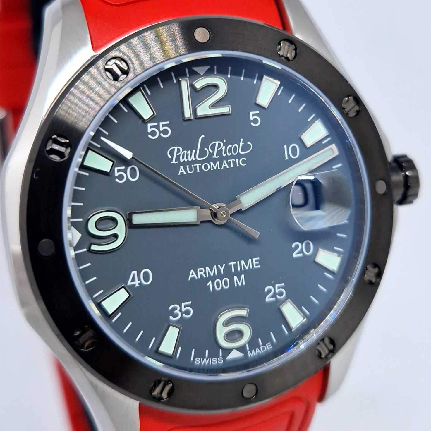 Paul Picot Army time Flyingstar P9153.SG.3601.CM061