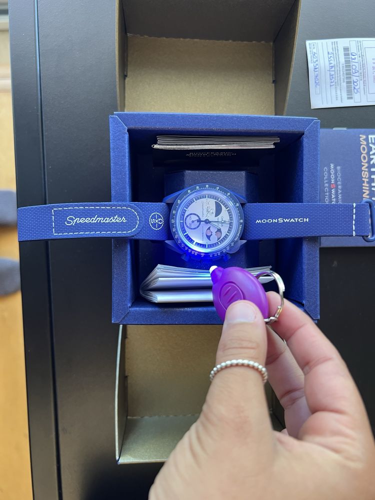 Omega X Swatch Mission To Earthphase Moonshine Gold