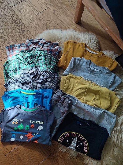 Komplet ubrań 110-116 Reserved H&M TomTailor Decathlon