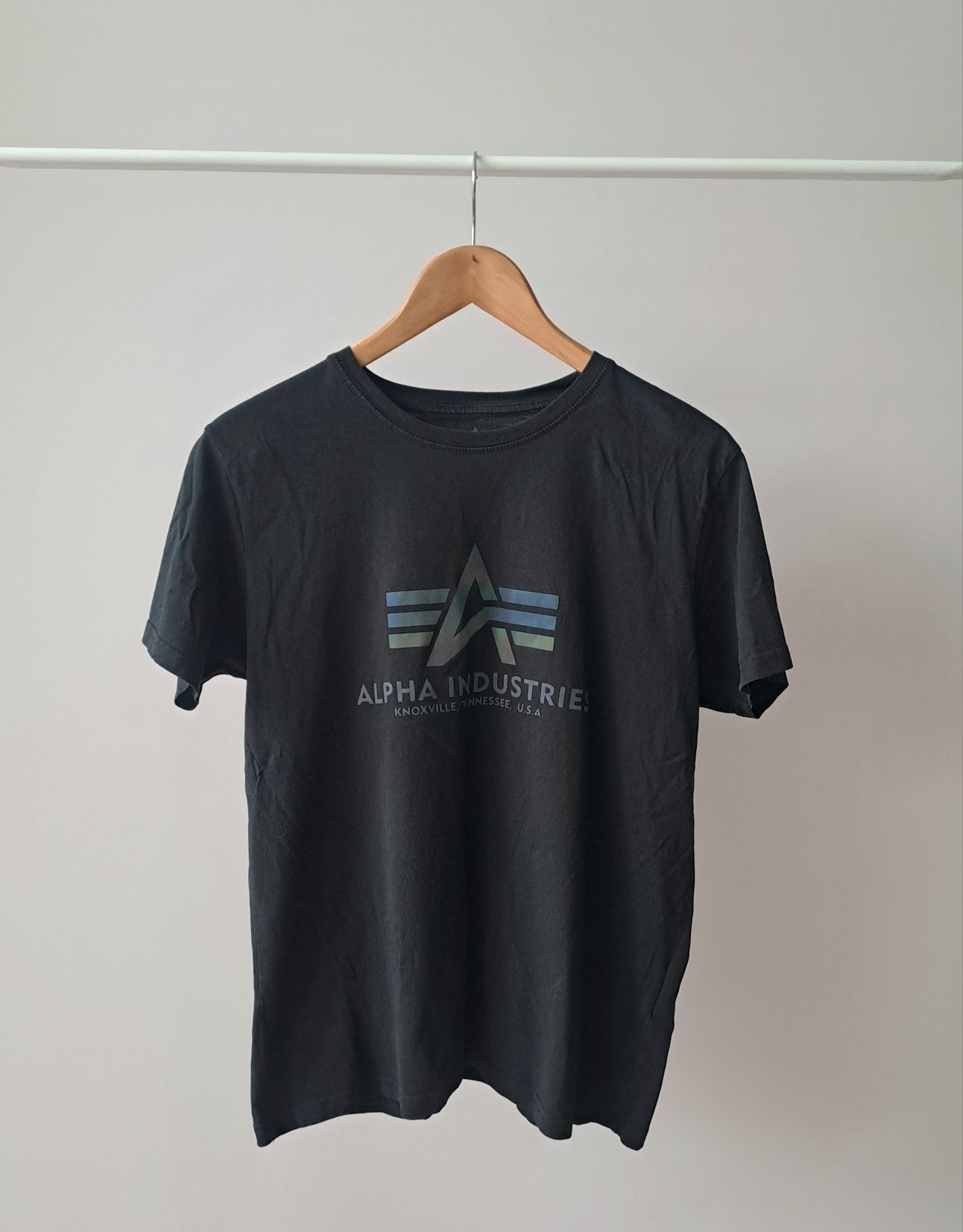 Damska/unisex koszulka t-shirt Alpha Industries multicolor r.M