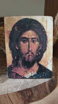 Obrazek na drewnie, Jezus