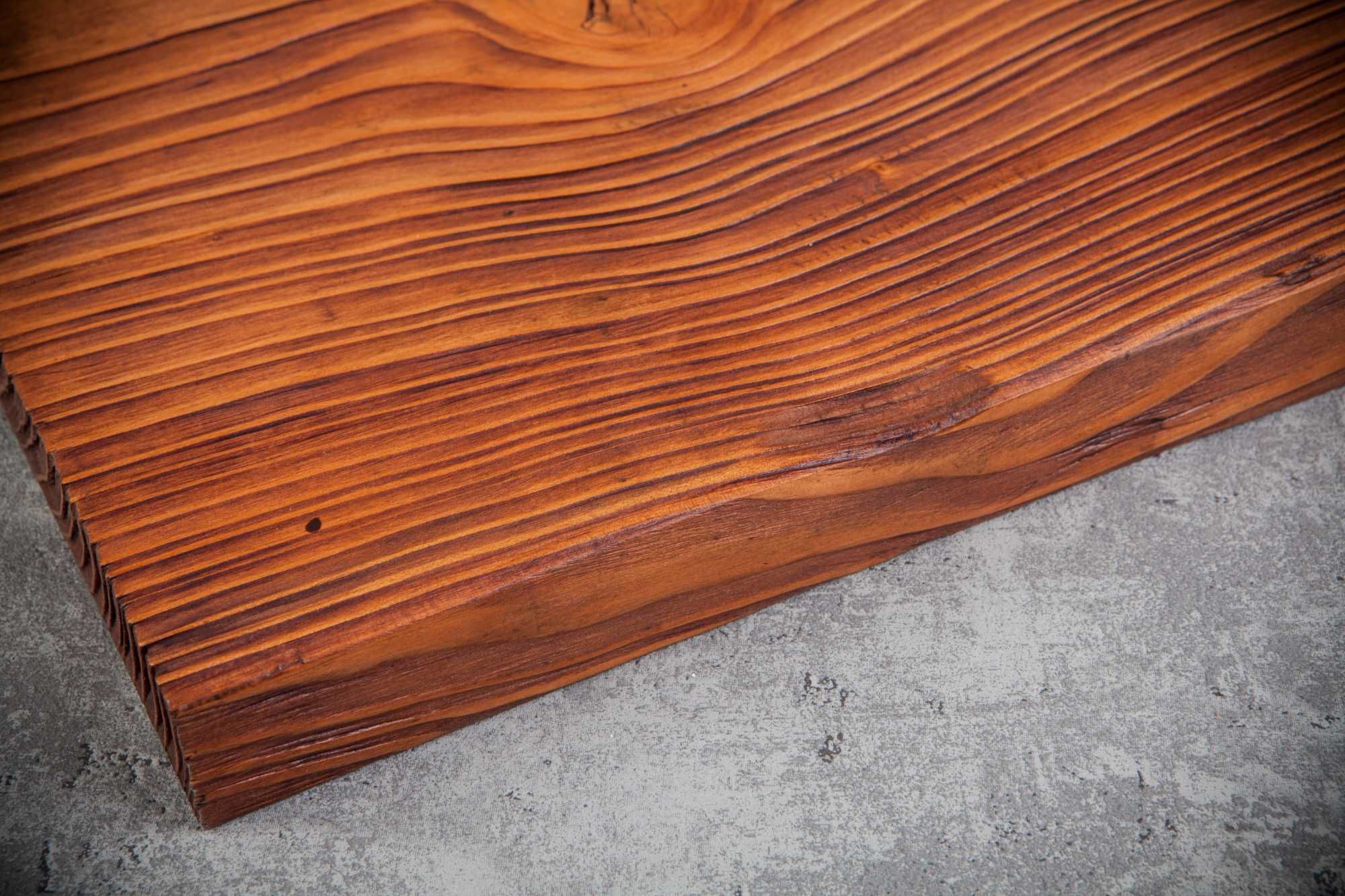Rustykalna ozdobna deska. Szczotkowane drewno. Handmade