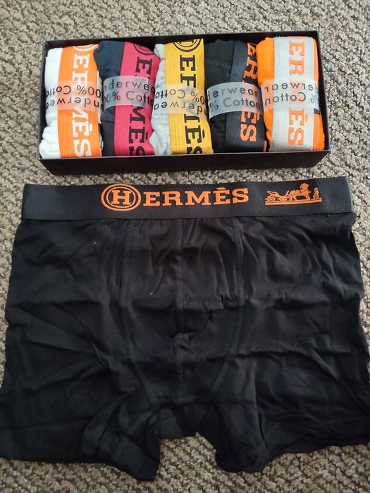 Hermes bokserki męskie rozmiar M nowe 5 sztuk wielokolorowe