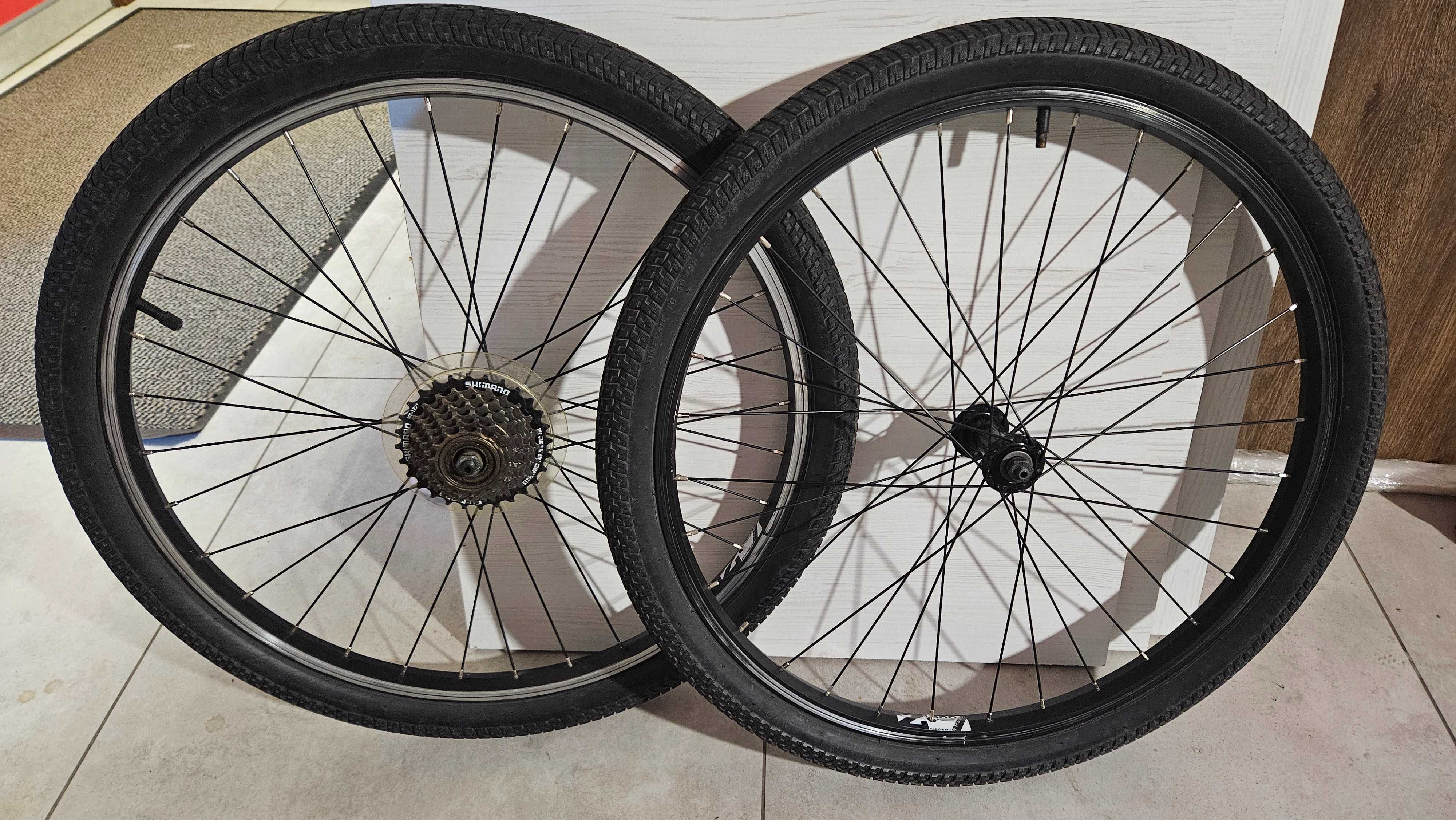 Firmowe Lekkie Koła do roweru dla dzieci 24" cale ALEXRIMS -  Komplet